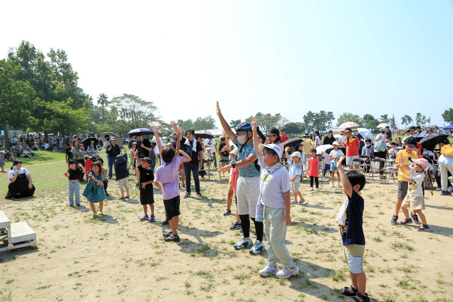 2024年初開催の様子、盛り上がる観客