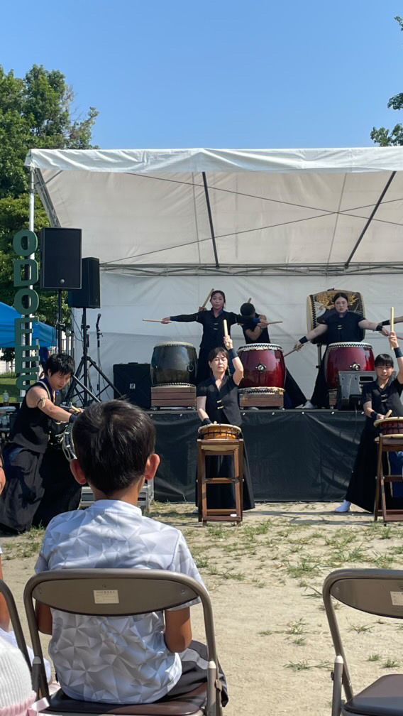 2024年開催時の様子：和太鼓の演奏