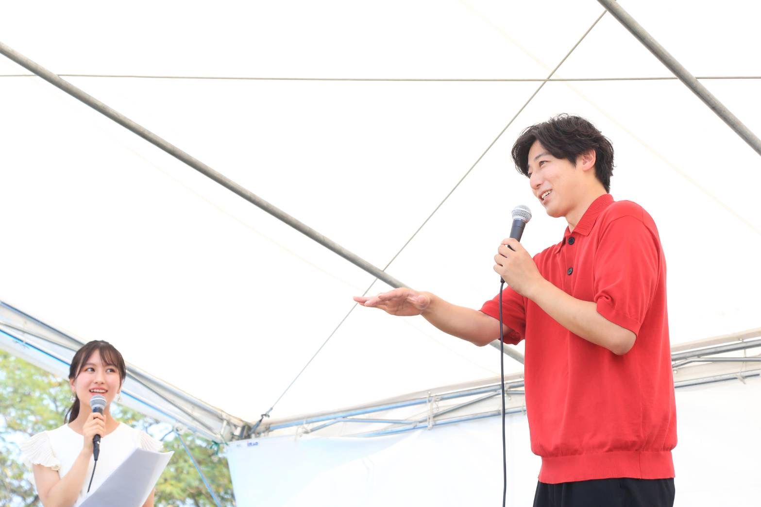 2024年開催時の様子：ステージまわり